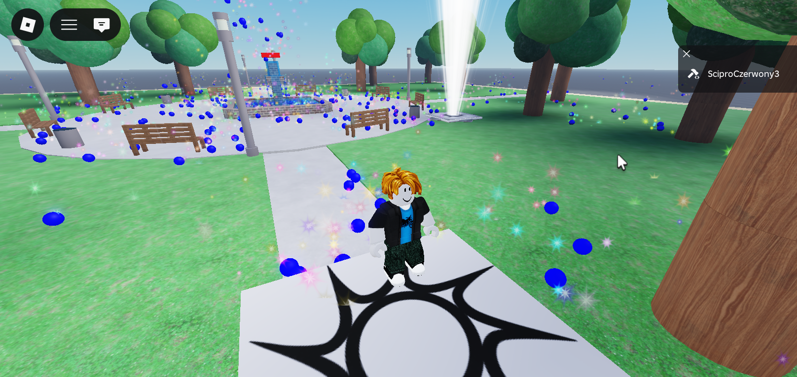 Projekt gry w Roblox stworzony przez uczestnika warsztatów Ścieżki Programisty
