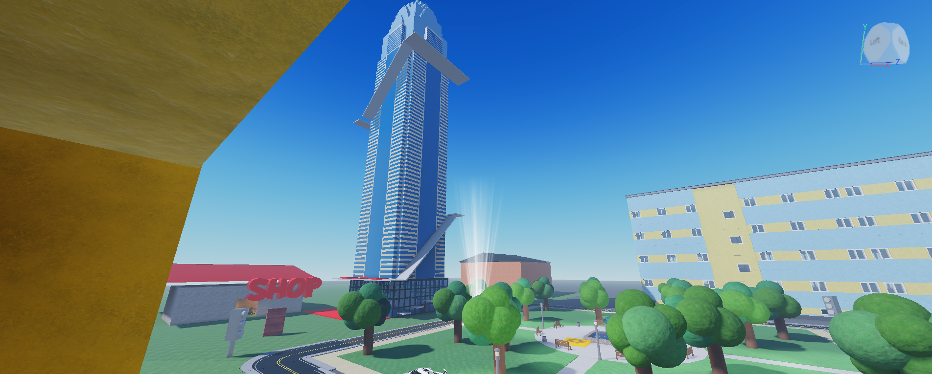 Projekt gry w Roblox stworzony przez uczestnika warsztatów Ścieżki Programisty